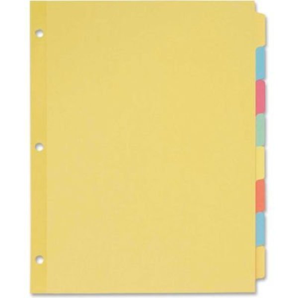 Avery Dennison Avery Recycled Write-On Tab Divider, 8.5"x11", 8 Tabs, 24 Sets, Multicolor/Multicolor 11509